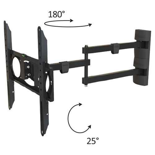 Imagen 3 de 7 de Soporte Dfg Movil Tv Led Lcd Brazo Largo Reforzado 48 50 55