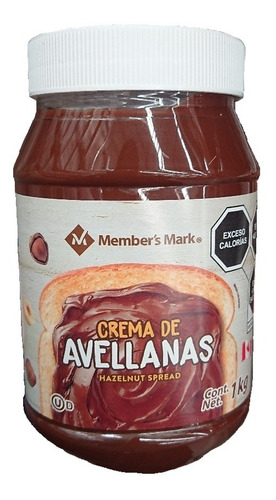 Crema De Avellana Member's Mark 1 Kg