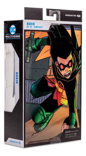 Dc Multiverse Robin Gold Label Collection De Mcfarlane Nuevo