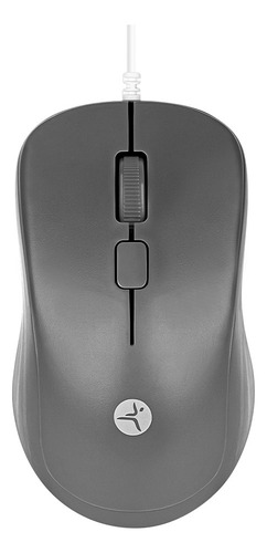 Mouse Techzone Alámbrico Colors 1200 Dpi Gris 1.5 M Cable Gris