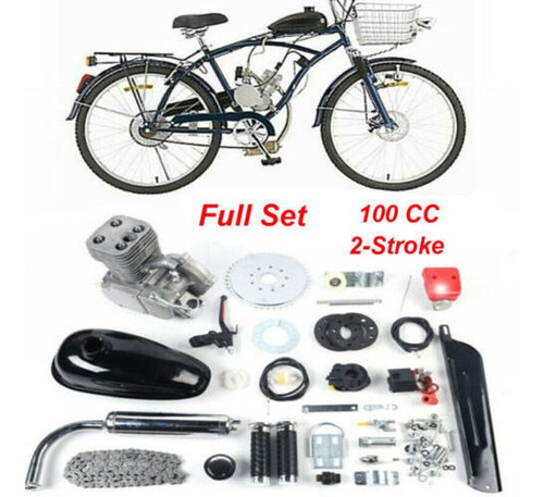 Full Set 100cc Bicycle Engine Kit 2-stroke Gas Motorized Yyb