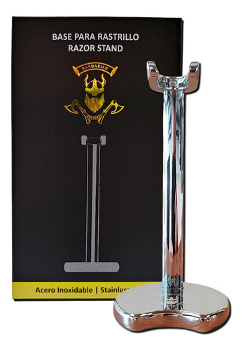 Stand Para Rastrillo Acero Inoxidable