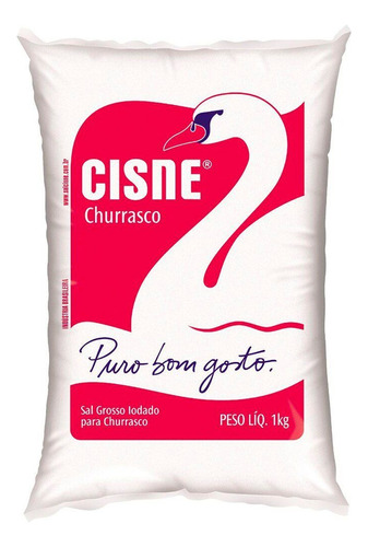 Sal Grosso para Churrasco Cisne 1 kg