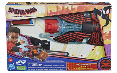 Nerf Miles Morales Spider Verse Spiderman Nuevo Y Original 