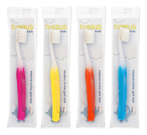 Nimbus Nimby - Cepillos De Dientes Extra Suaves Para Nios Pa