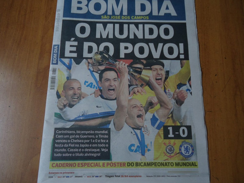 Corinthians Campeão Mundial Jornal Bom Dia | Parcelamento sem juros