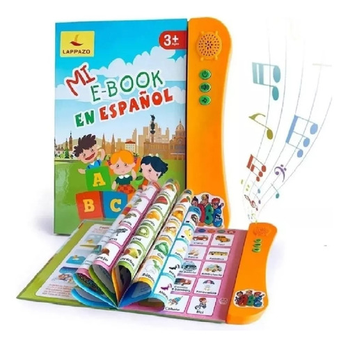 Libro Interactivo Mi E-book En Español Para Aprender A Leer