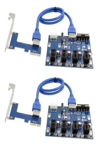 2 Tarjetas Adicionales Pcie 1 A 4 Tarjetas Pci Express Riser