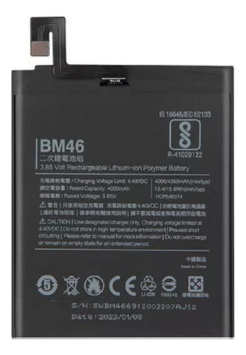 Bateria Pila Compatible Con Xiaomi Redmi Note 3 Bm46 4050mah