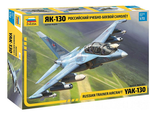 Maqueta Avión Russian Trainer Yak-130 - 1/72 Zvezda