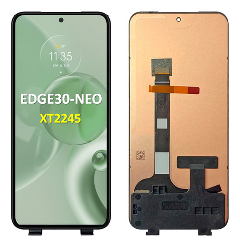 Tela Frontal Display Para Moto Edge 30 Neo Xt2245