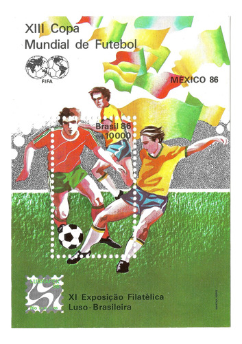 Bloco 71 Copa Mundial De Futebol No México 1986