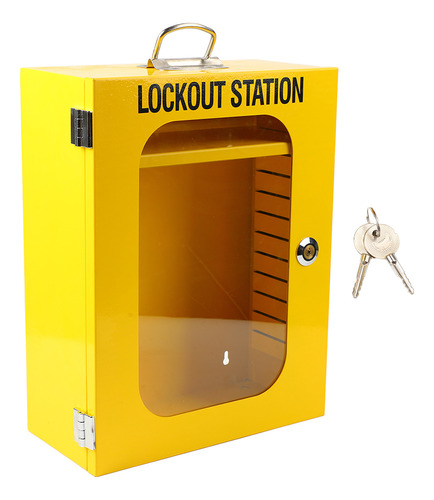 Estación De Etiquetado Loto Cabinet Lockout, Montada En La P