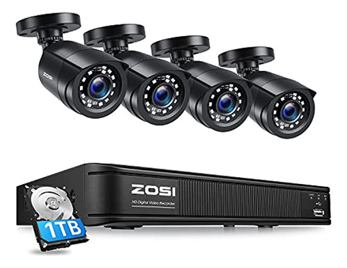 Zosi H.265+1080p Sistema De Cámara De Seguridad Para El Hoga
