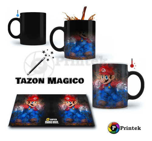 Taza / Tazon Magico Super Mario Bros - Varios Modelos