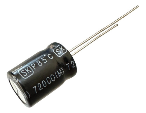 Capacitor Electrolítico 1000uf 16vdc 85°c Kit 10 Piezas