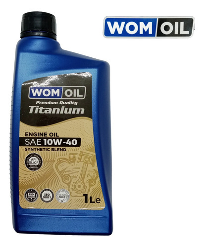 Aceite 10w40 Sintetico Wom - Oil Titanium - Api Sl/cf 