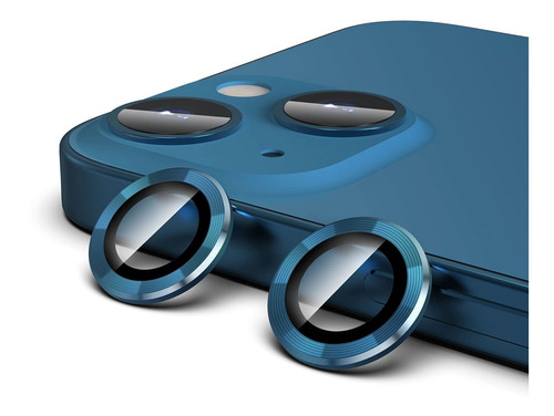 Protector Lente Camara Diseñado Para iPhone 13 Mini Azul