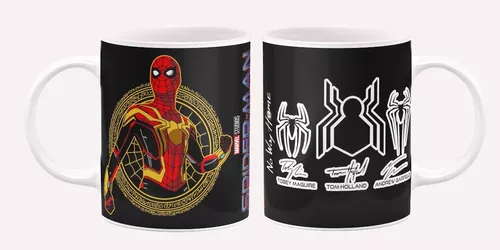 ICUP Marvel Spider-Man - Taza de cerámica con logotipo en relieve, 20  onzas, transparente