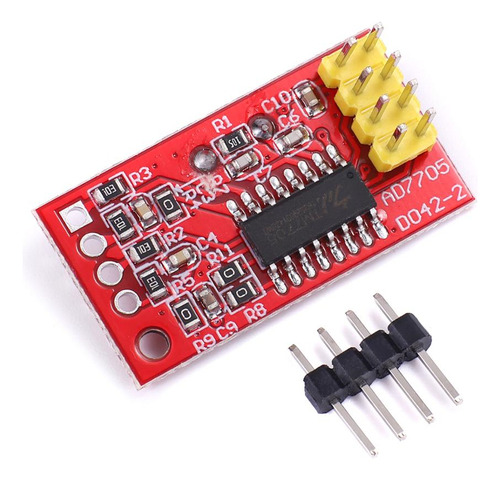 Módulo De Adquisición De Datos Adc De 16 Bits Ad7705 Spi Tm7