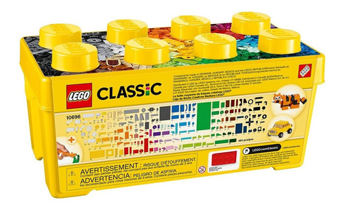 Caja Lego De 484 Ladrillo Fichas Classic 10696 Original