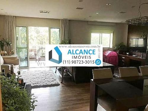 Imagem 1 de 10 de Apartamento Com 133 M² Na Rua Luiz Scoot, No Reserva De Akauan Em Alphaville, Barueri. - Ap00439 - 34975816