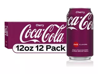 Refresco Coca Cola Cereza Latas De 355 Ml 12 Pack Cherry