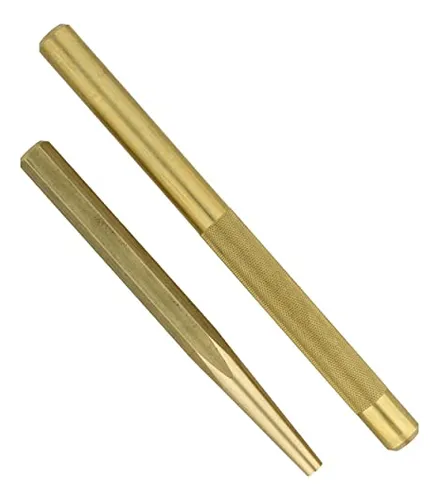 Juego De Perforadoras Abn Large Brass, 2 Piezas, Juego De Pe