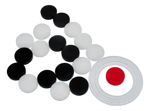 Juego De 20 Monedas De Plástico Carrom Board Coins Aaprotool