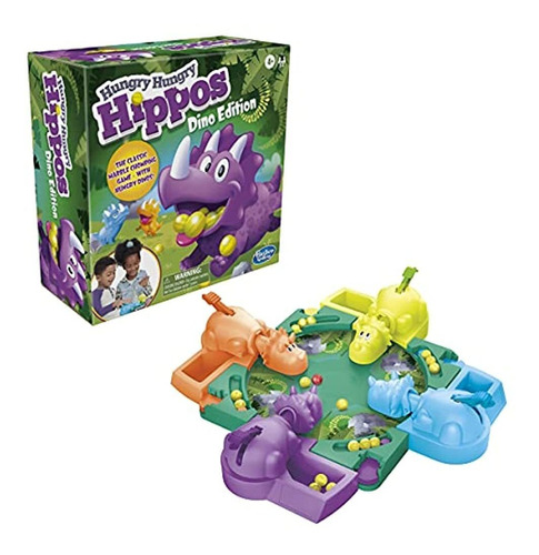 Hasbro Gaming Hungry Hungry Hippos Dino Edition Juego De Mes