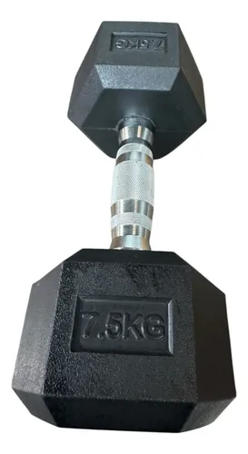 Mancuerna Hexagonal Wonder Gsp-3056 Caucho 7.5kg Fitness