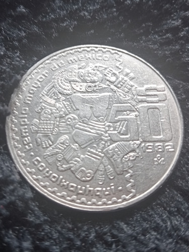 Moneda De 50 Pesos Del Año De 1982