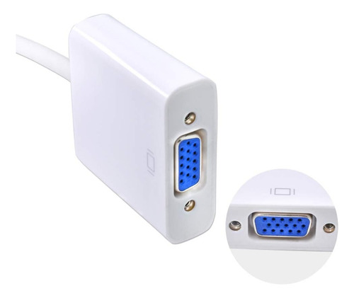 Adaptador Mini Displayport A Vga Paquete De 10 Piezas