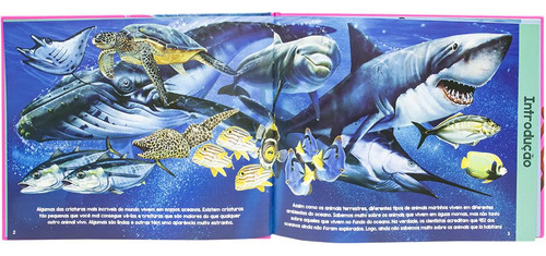 Explorando O Mundo: Animais Do Oceano, De Lake Press. Editorial Happy Books, Tapa Mole En Português