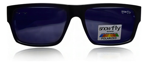 Óculos De Sol Snowfly Casual Unissex Preto/madeira Cy2209-c6
