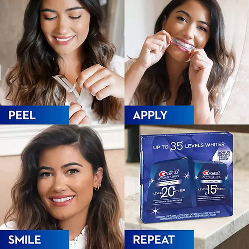 Crest 3d Whitestrips Professional Effects & Supreme Bright