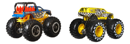 Hot Wheels Monster Trucks Paquete Sorpresa De 2 Autos 1:64 Multicolor