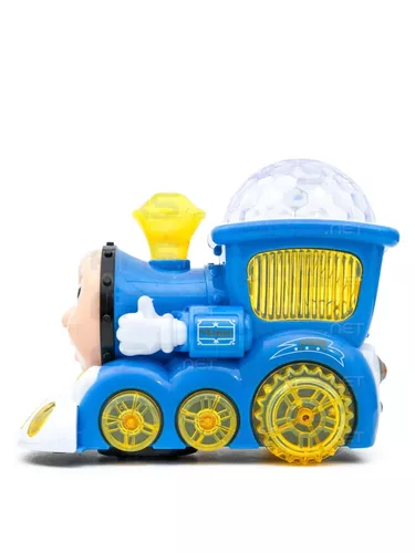 Kit 3 Brinquedo Trem Thomas Trenzinho Infantil Luz Som Bate