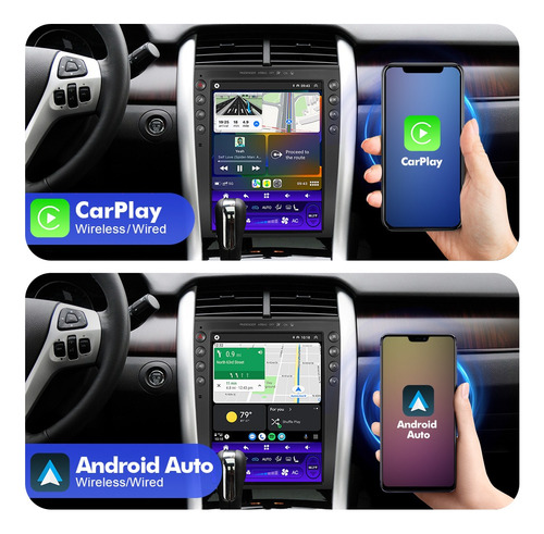 Estéreo Para Ford Edge 2011-2014 Android 13 Auto Carplay Gps