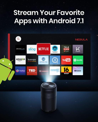 Anker Nebula Capsule, Mini Proyector Inteligente Wi-fi, Proy