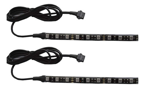 2x6 Led Rgb Tira Flexible 5050 Smd Luces De Acento Para Moto