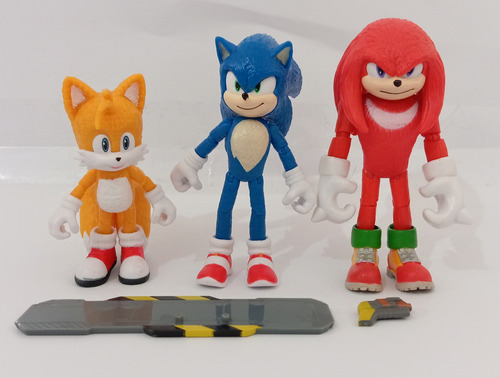 Lote Figuras Sonic The Hedgehg 2 La Pelicula (Usado)