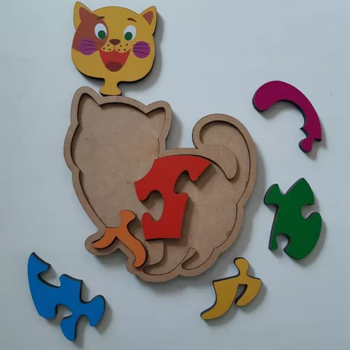 Quebra Cabeça Infantil para Bebês, Brinquedo Educativo Puzzle