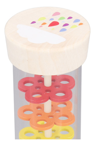 Palo De Lluvia Percussion Rainmaker, Madera, Música Colorida