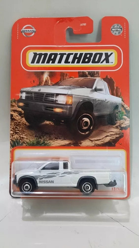 1:64 Nissan Hardbody (d21) 95  Camioneta Blanca Matchbox