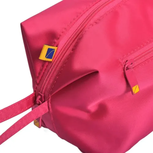 Bolso Neceser De Viaje Organizador Maquillaje Cosmetiquera Color Rosa