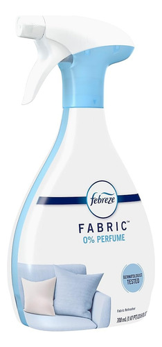 Refrescador De Telas Febreze Zero Perfume, Botella En Aeroso