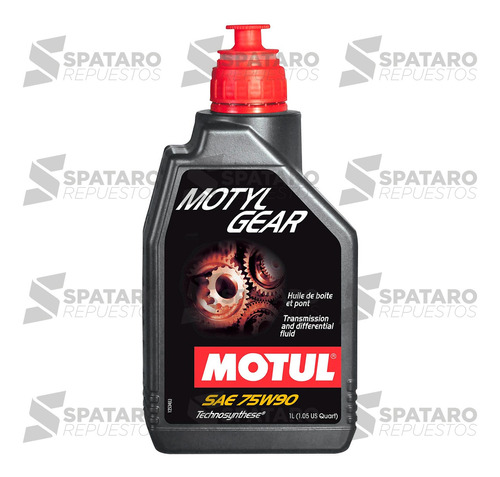 Aceite Caja / Diferencial Motul Gear 75w/90 Sintetico X 1lts