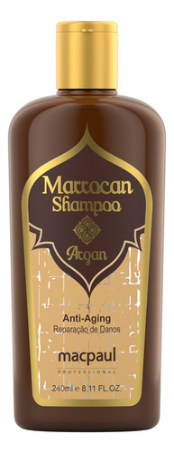 Shampoo Hidratante Marrocan Argan Macpaul Professional