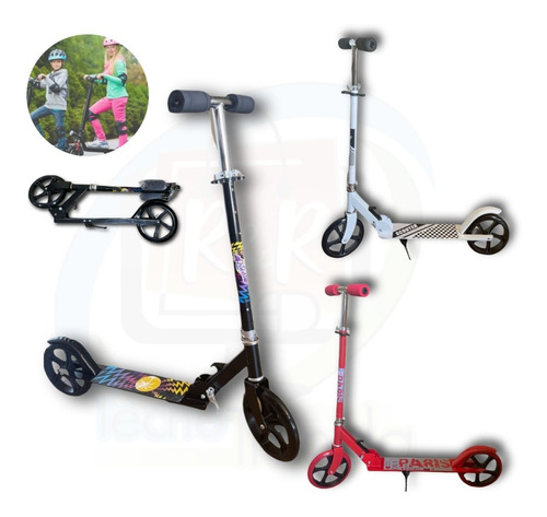 Scooter Metalico 2 Ruedas 200mm / Niños Tecnotiendar&r 